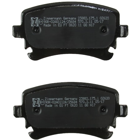 Zimmermann Brake Pad Set, 238821751 238821751